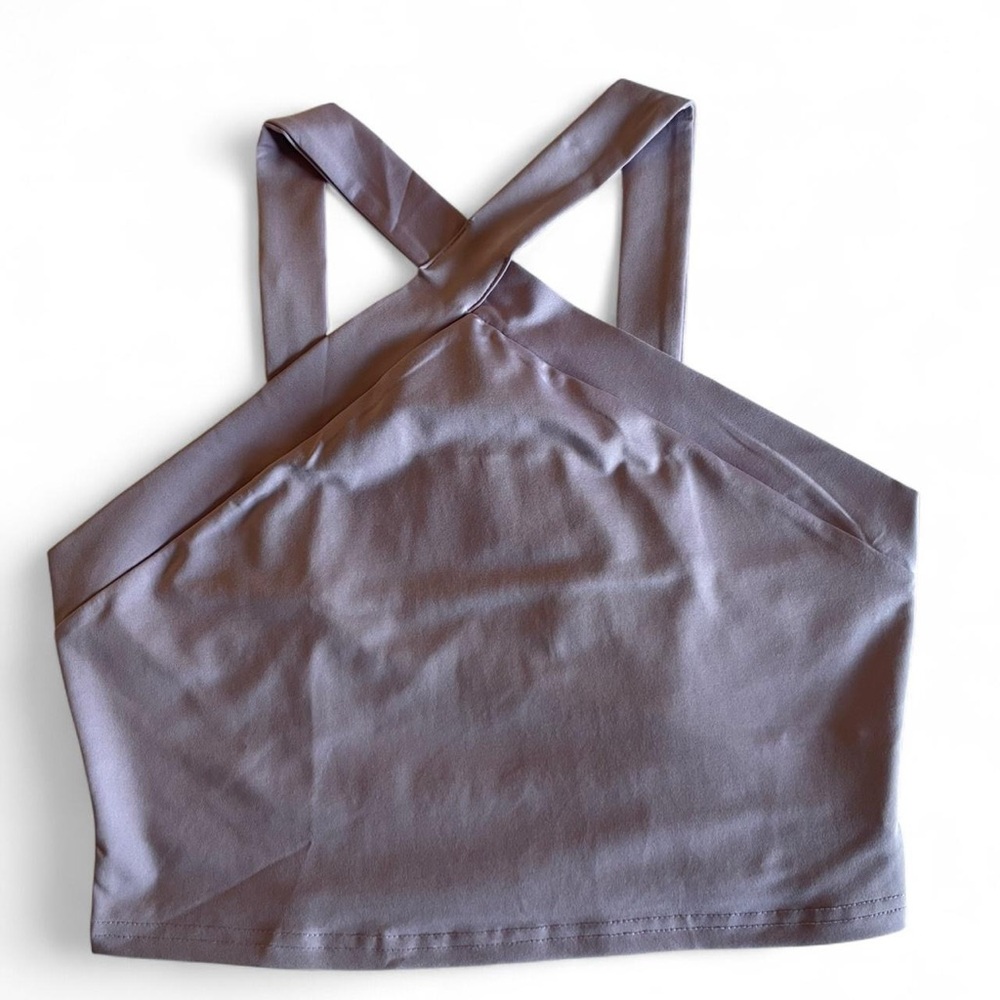 Elegant Lavender Women's Crop Top